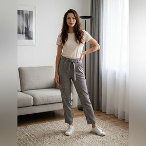 Who What Wear Gray Belted Trousers